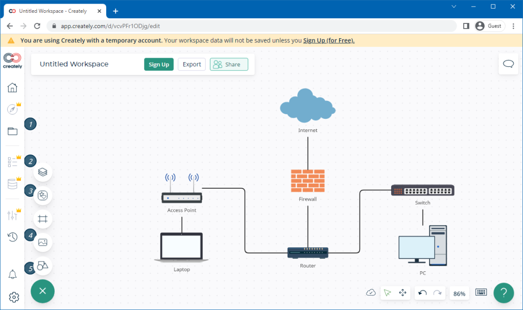 Example of Network Diagram Design