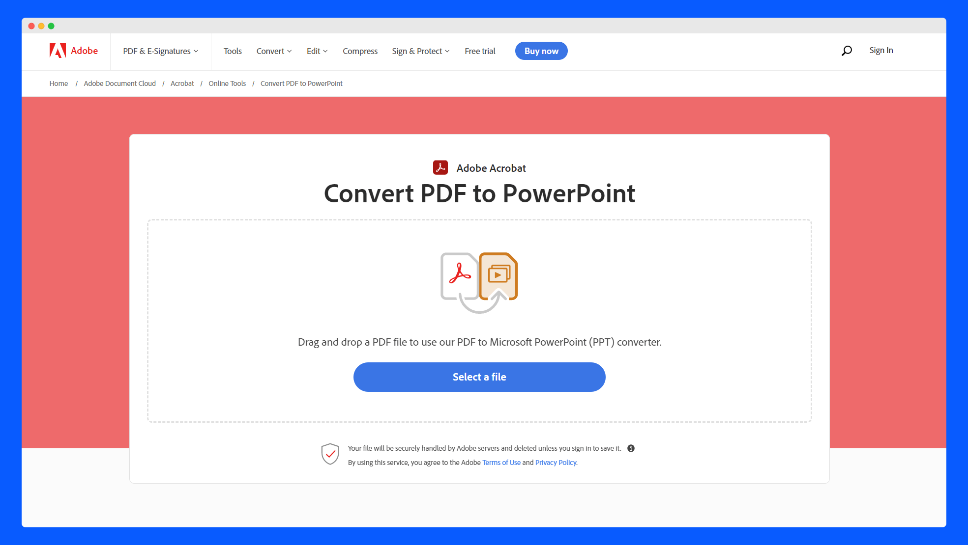 Adobe Tool to Convert PDF to PowerPoint