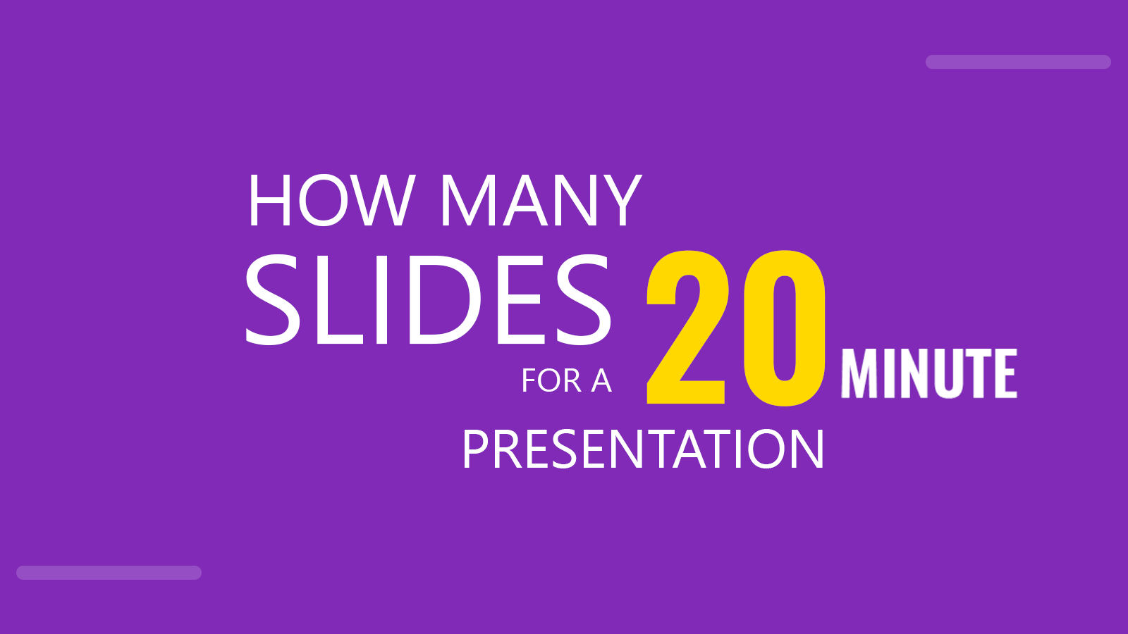 presentation how many slides per minute