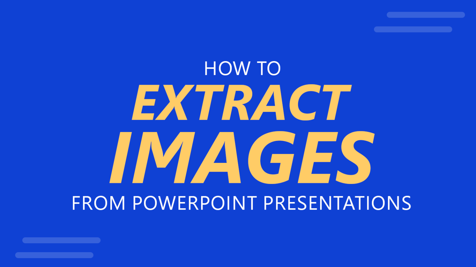 9 Ways to Extract Images from PowerPoint Presentations