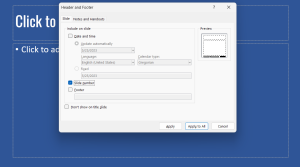 How to Add Slide Numbers to a PowerPoint Template