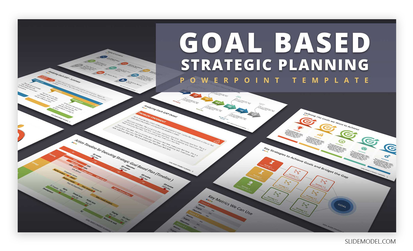 Goal Based Strategic Planning PowerPoint Template