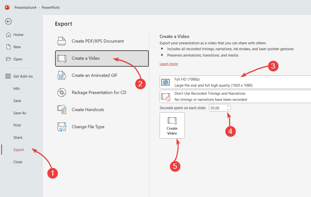 How to Create a Video Presentation from PowerPoint