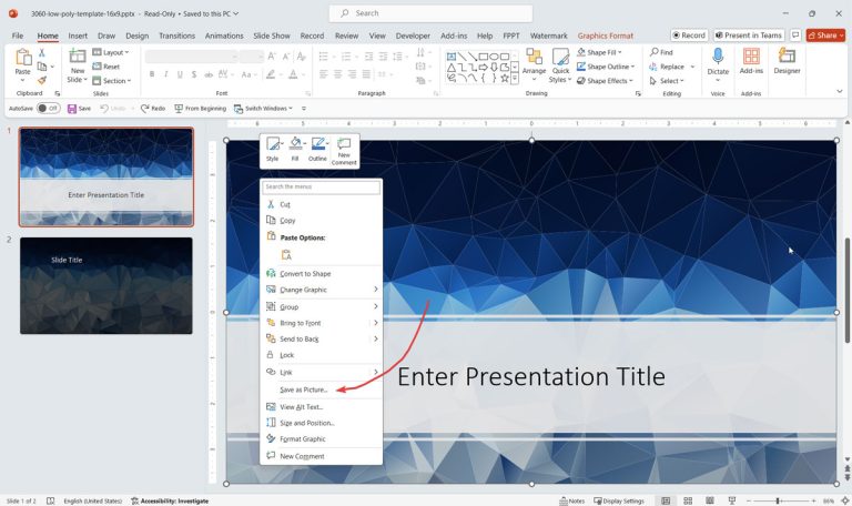 How To Export Background Image From A Powerpoint File