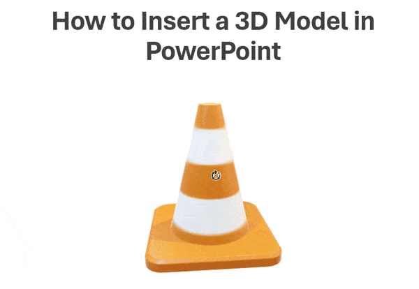 Example of 3D Object in PowerPoint