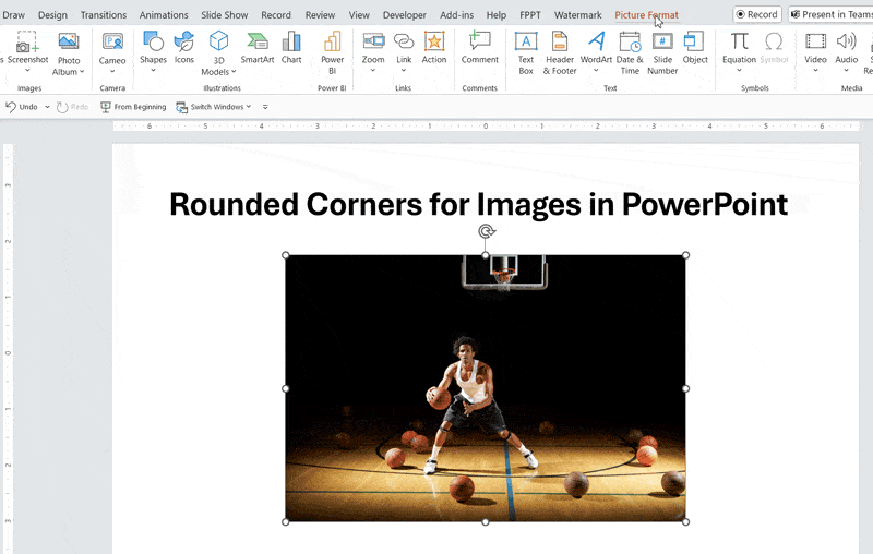 How to Create Rounded Corners for Images in PowerPoint