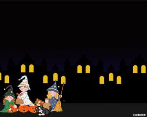 Halloween Night Powerpoint Template