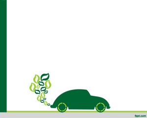 Free Eco Green Car PowerPoint PPT template
