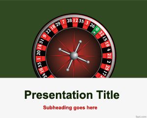 Free Roulette PowerPoint presentation template
