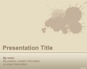 Free Splash PowerPoint Template