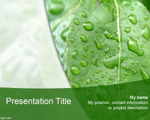 natural sciences PowerPoint template