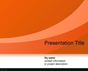 Free Abstract Curves PowerPoint Template