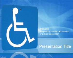 Free Handicap PowerPoint template Design
