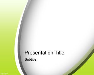Free abstract green background template for PowerPoint presentations