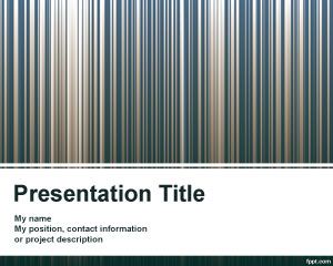 Free Modern Barcode PowerPoint Template for Presentations