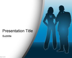 Business Scene PowerPoint Template