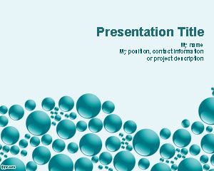 Blue Spheres PowerPoint Template