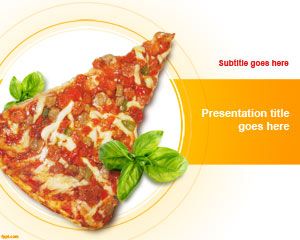 Pizza Slice PowerPoint Template
