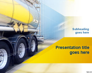 Truck Transport PowerPoint Template