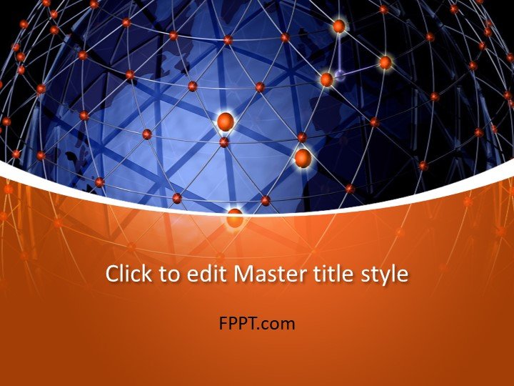 free-high-performance-fiber-optics-powerpoint-template-free