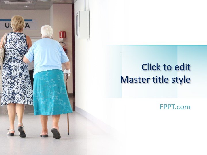 Free Nursing Home PowerPoint Template - Free PowerPoint Templates