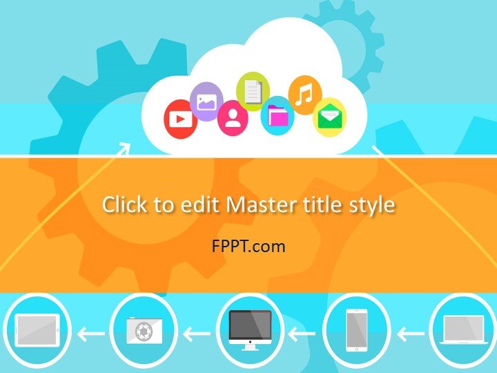 Free Cloud Computing Powerpoint Template Free Powerpoint Templates