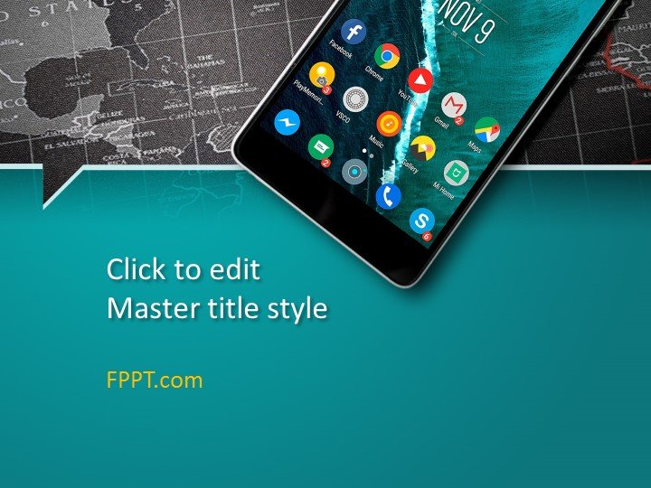 Free Mobile Phone PowerPoint Templates