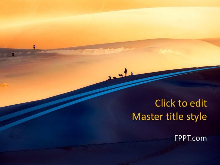 Free Dunes PowerPoint Template - Free PowerPoint Templates