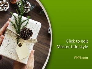Free Gift Box PowerPoint Template