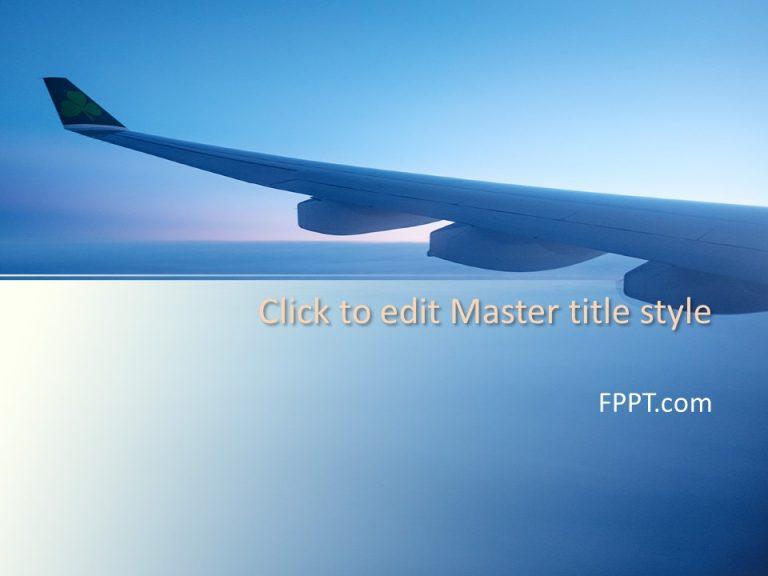 Free Airplane Wing PowerPoint Template - Free PowerPoint Templates