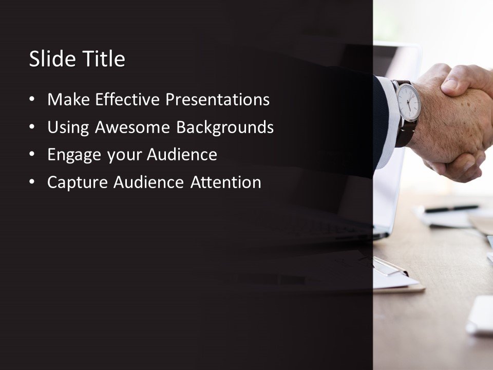 Handshake Layout 160730-handshake-template-4x3-3 - Free PowerPoint Templates