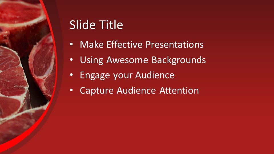 Free Meat Industry PowerPoint Template - Free PowerPoint Templates