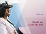 Free Simulated Reality PowerPoint Template - Free PowerPoint Templates