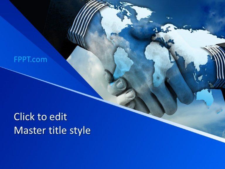 Free Professional Handshake PowerPoint Template - Free PowerPoint Templates