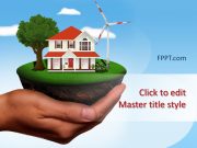 Free Energy-Efficient Home PowerPoint Template - Free PowerPoint Templates