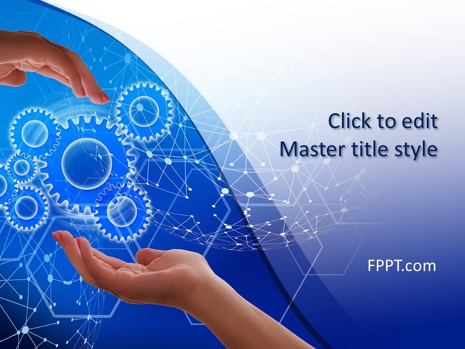 Free Digital Information Technology PowerPoint Template - Free PowerPoint Templates