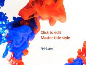 Free Color Splash PowerPoint Template