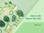 Free Green Vegetables PowerPoint Template - Free PowerPoint Templates