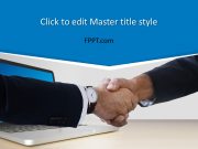 Free Handshake PowerPoint Template - Free PowerPoint Templates