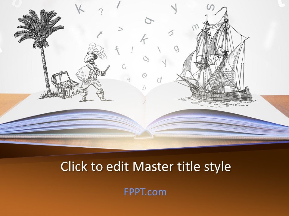 Free Book PowerPoint Template - Free PowerPoint Templates