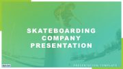 Free Skateboarding Company PowerPoint Template
