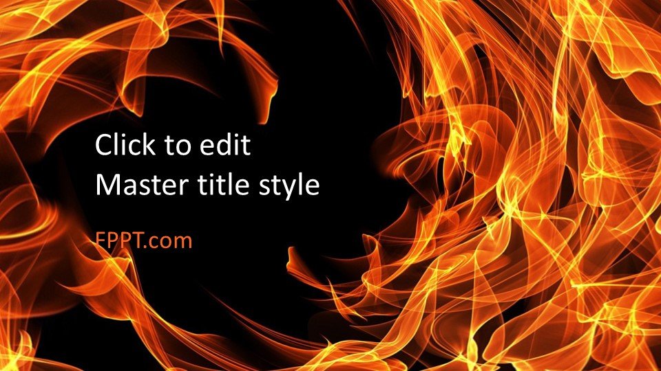 Free Fire PowerPoint Template - Free PowerPoint Templates